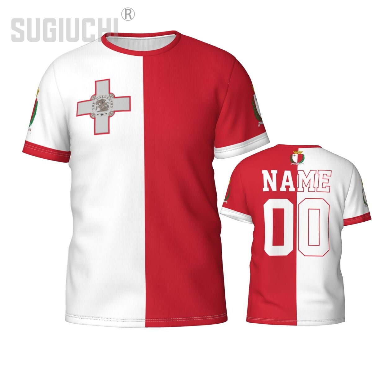 3D Printing Name - Custom Name Number Malta Flag Emblem