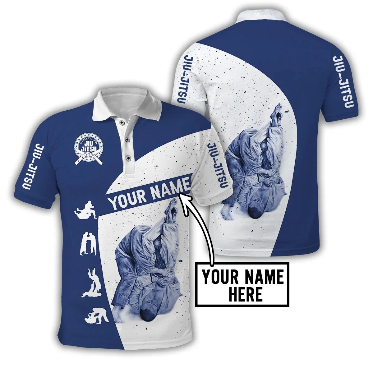 Customized Name Jiu Jitsu 3D A - 3D Printing Name ulasan dan harga