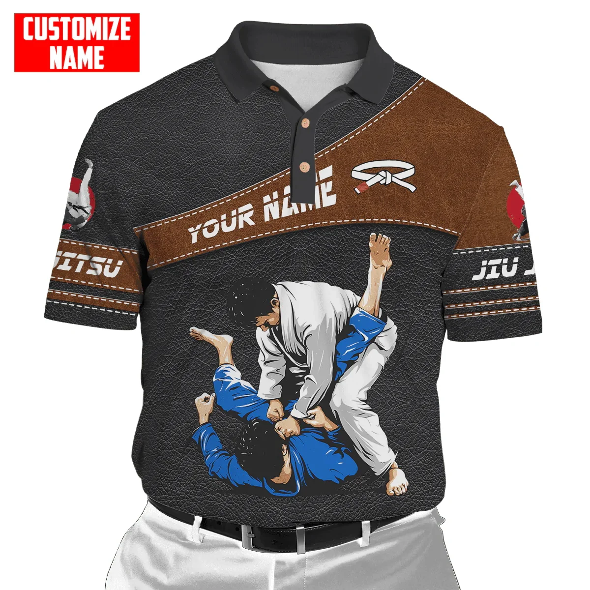 Customized Name Jiu Jitsu 3D A - 3D Printing Name ulasan dan harga