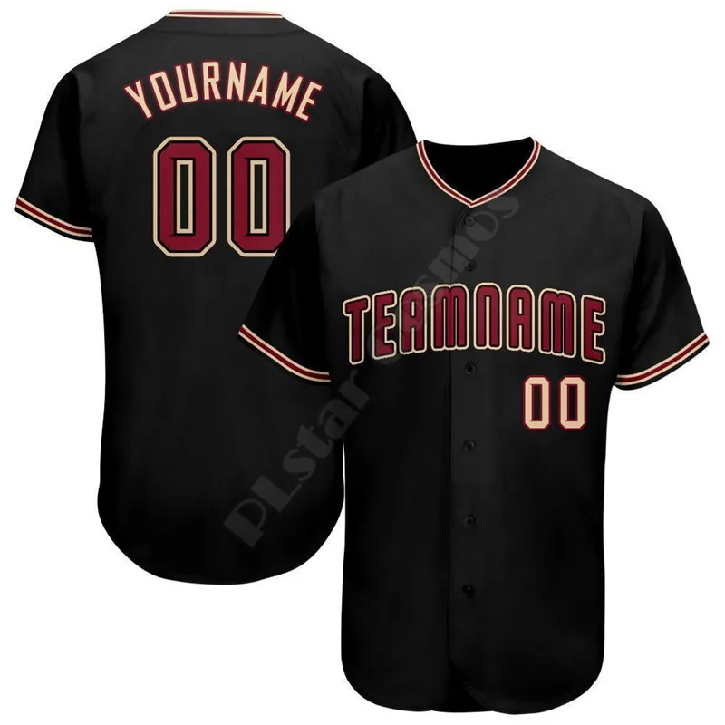 PLstar Cosmos Baseball Jersey  - 3D Printing Name ulasan dan harga