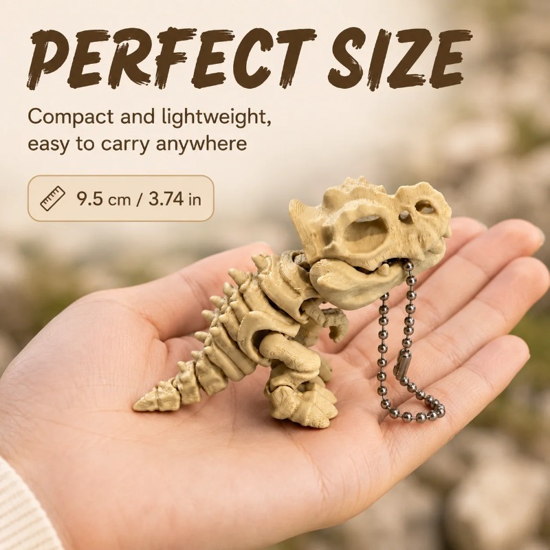 New 3D Printed Tyrannosaurus R - 3D Printing Keychain ulasan dan harga