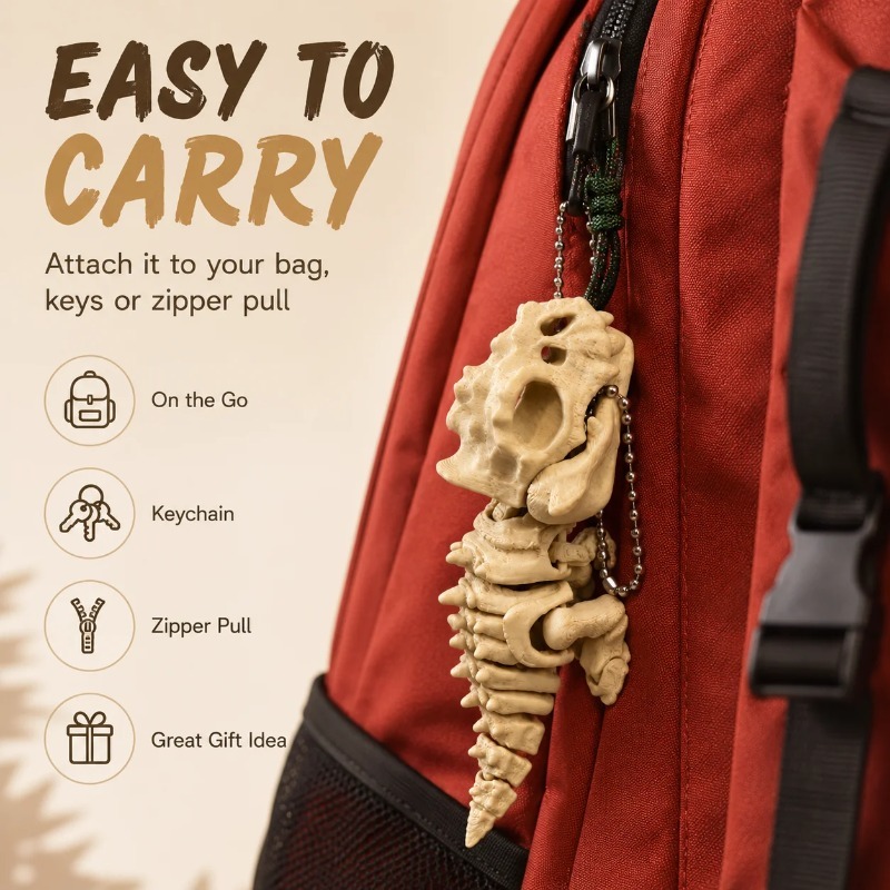 New 3D Printed Tyrannosaurus R - 3D Printing Keychain ulasan dan harga