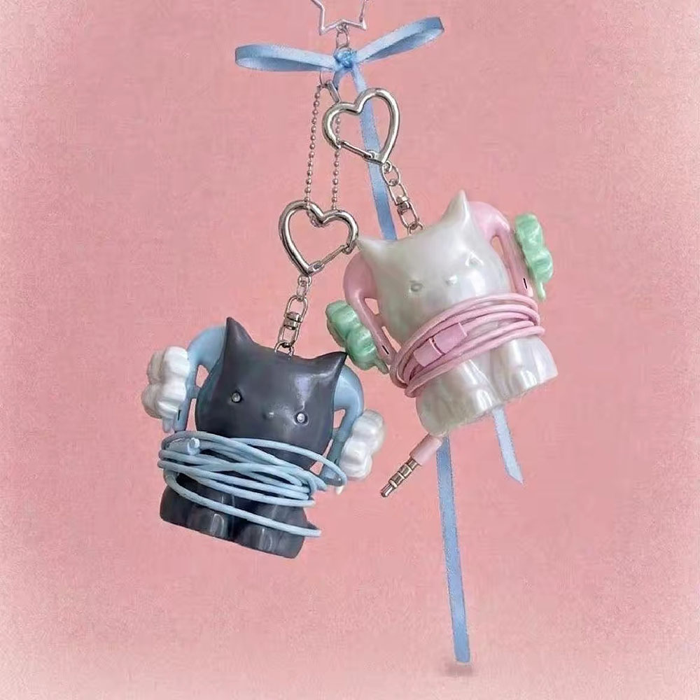 3D Printed Cat Cable Organizer - 3D Printing Keychain ulasan dan harga