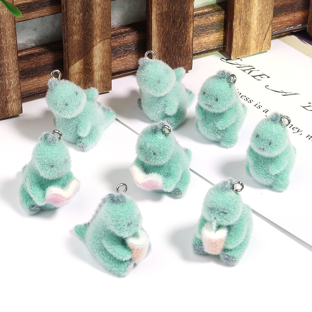 4Pcs 3D Mini Dinosaur Pendant  - 3D Printing Keychain ulasan dan harga
