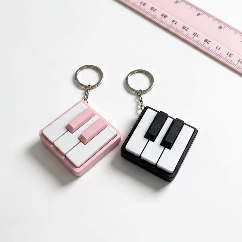 Creative 3D Printed Mini Piano - 3D Printing Keychain ulasan dan harga