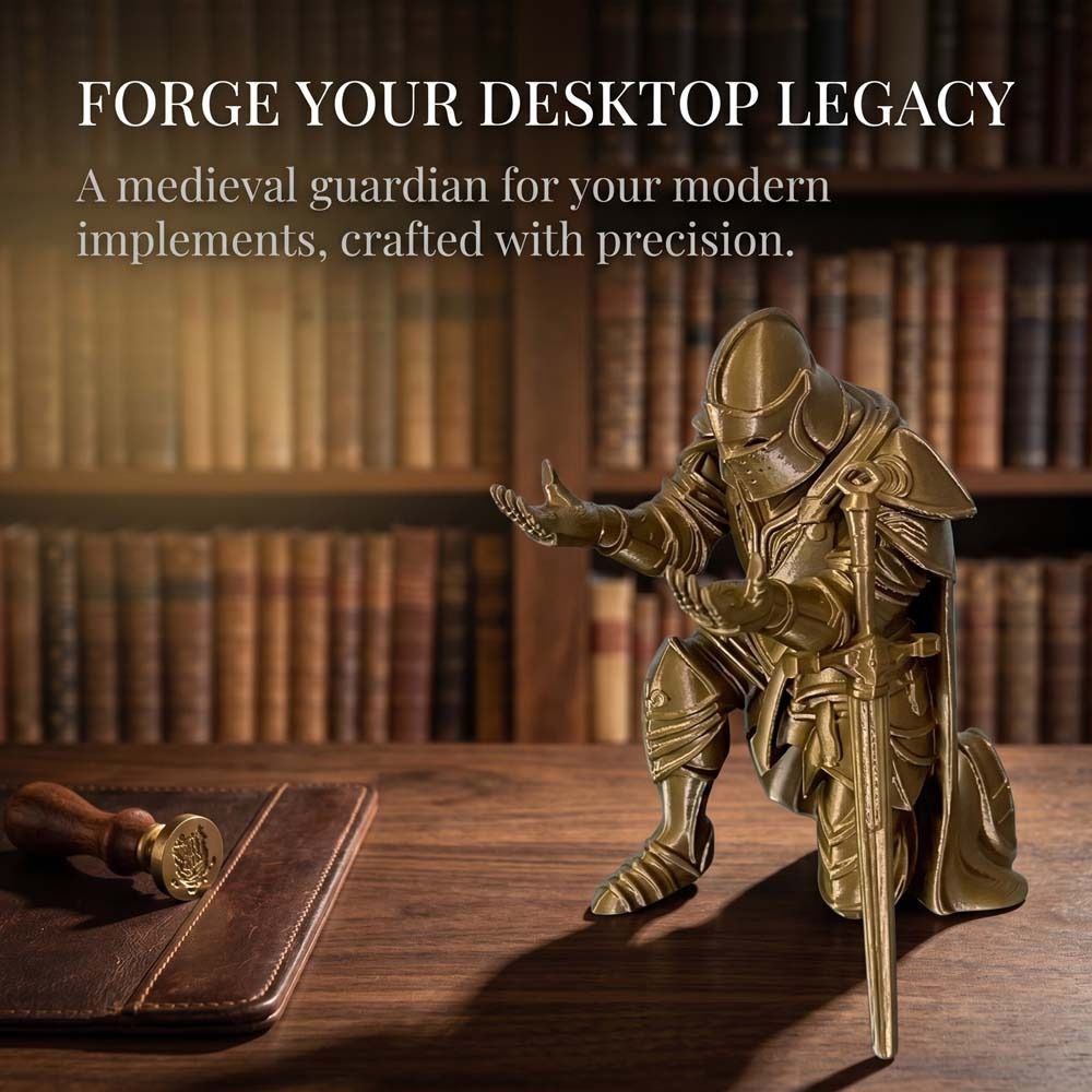 Funny Kneeling Knight Pen Hold - 3D Printing Pen ulasan dan harga
