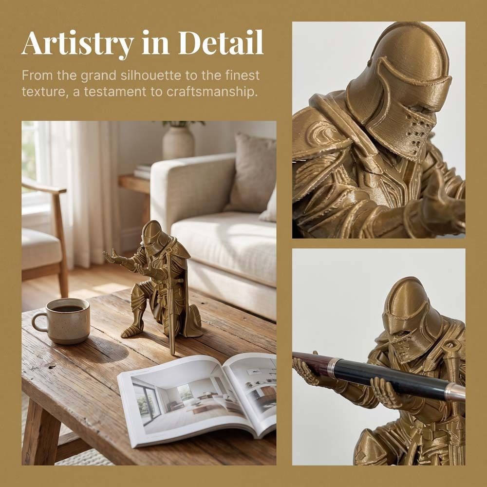 Funny Kneeling Knight Pen Hold - 3D Printing Pen ulasan dan harga