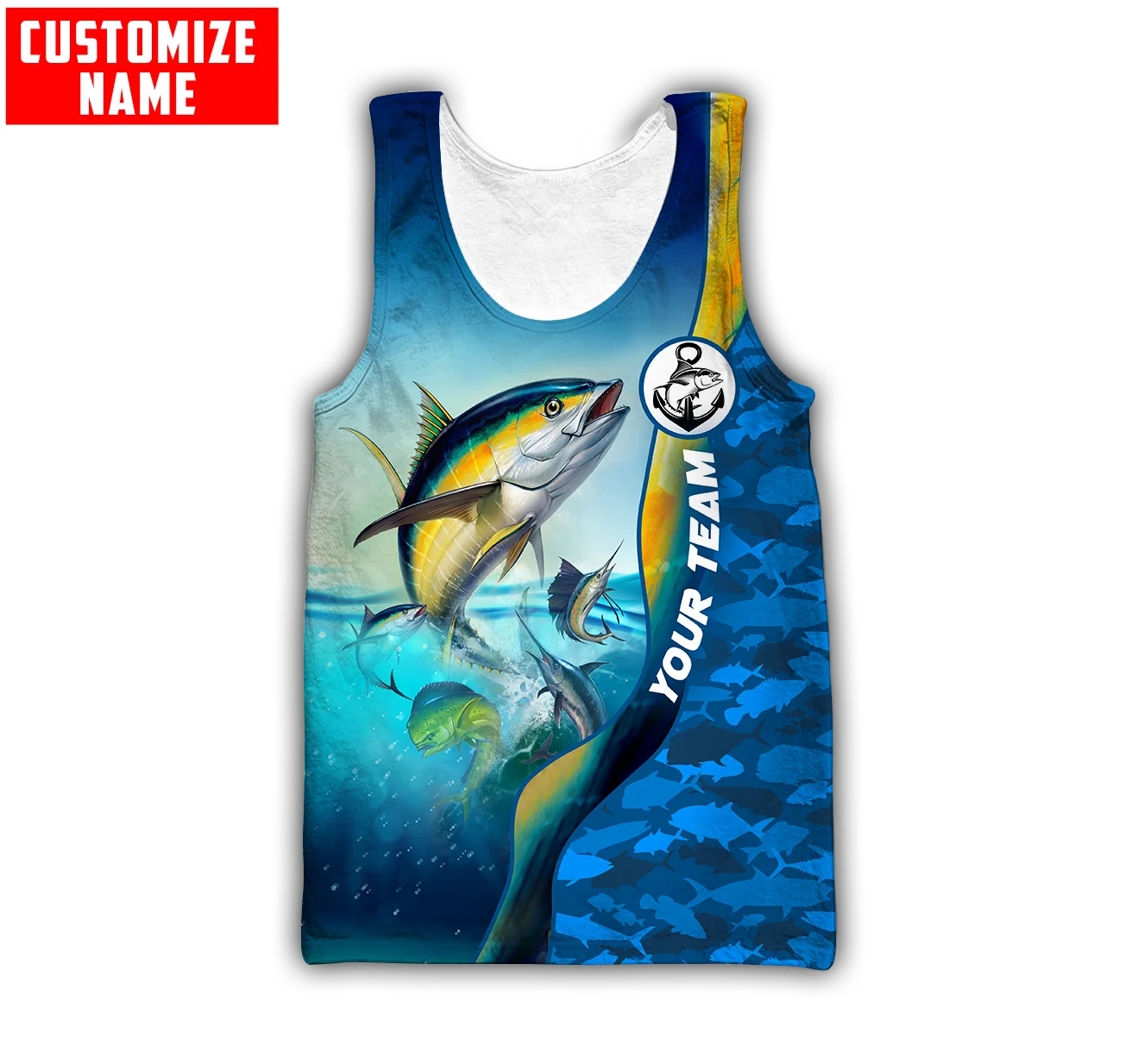 Custom name Mahi mahi fishing  - 3D Printing Name ulasan dan harga