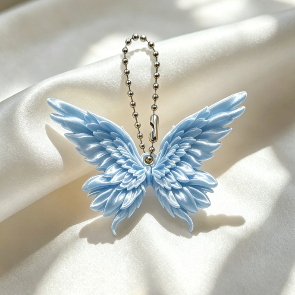 Cute Layered Butterfly Wings K - 3D Printing Keychain ulasan dan harga